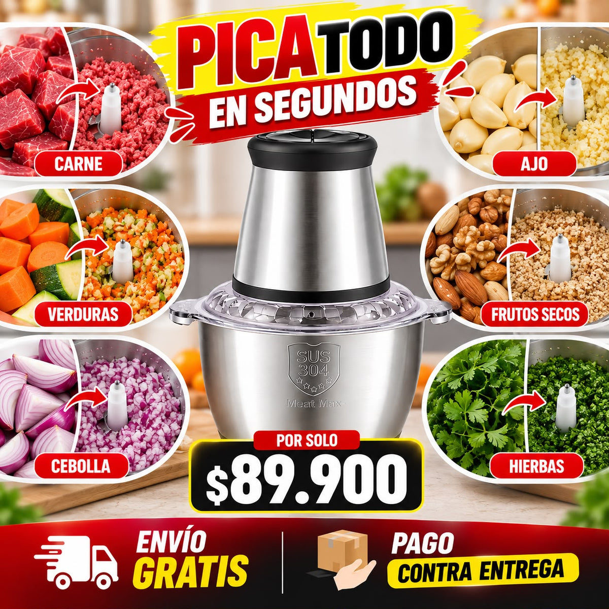 Picatodo Electrico Multifuncional ProMax