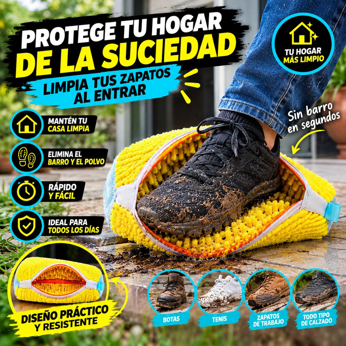 Bolsa LavaZapatos™ - Lava Tus Tenis de Forma Práctica